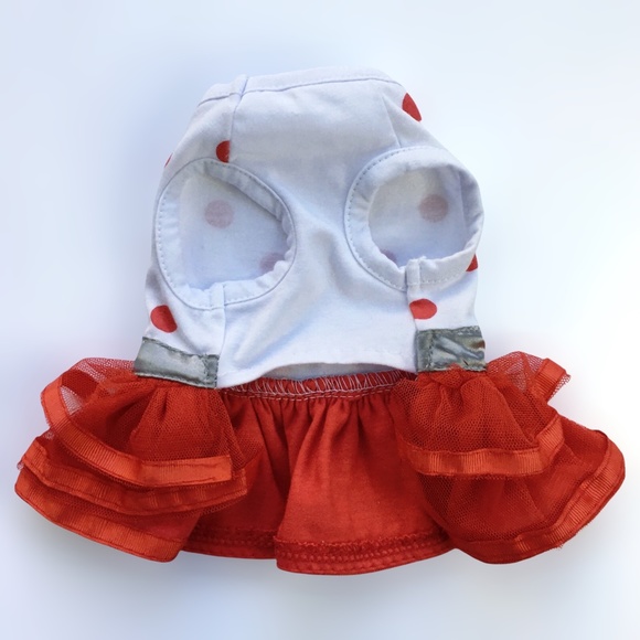 Martha Stewart Pets Red & White Polka Dot Tutu Dog Dress - Picture 2 of 4